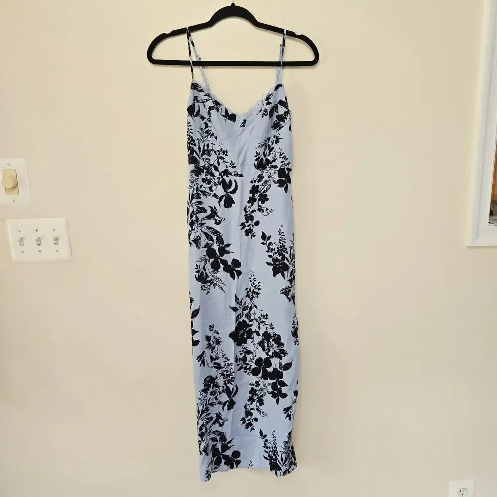 Reformation Pennington Midi Floral Sleeveless Dress Women's Size 2 - Picture 4 of 11